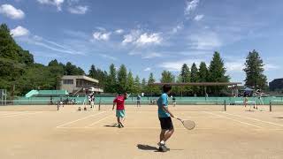 ソフトテニス　ウィナー杯　岩沼STC C (佐藤・小熊) VS garden E