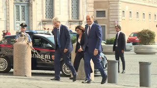 Italy: PD's Gentiloni and Zingaretti arrive for further talks on new government | AFP