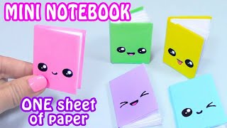 How to Make a Mini Cute Book: Easy DIY Tutorial! | Students | #foryou #studydeskideas #school