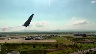 【JAL3107】中部国際空港から新千歳空港到着までの動画