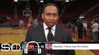 Stephen A. on Warriors' Game 7 win: Rockets 'missed CP3, it's just that simple' | SC with SVP | ESPN