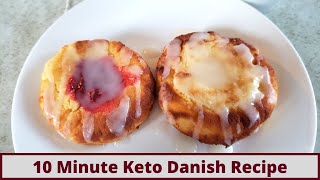 Simple 10 minute Keto Danish Pastry (Nut Free And Gluten Free)