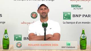 Tennis - Roland-Garros 2024 - Novak Djokovic : "I support the players who rebel..."