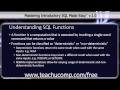 SQL Training - Structured Query Language Tutorial - Understanding SQL Functions Lesson
