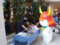 ひこにゃん　『錦秋の玄宮園ライトアップ』をＰＲする