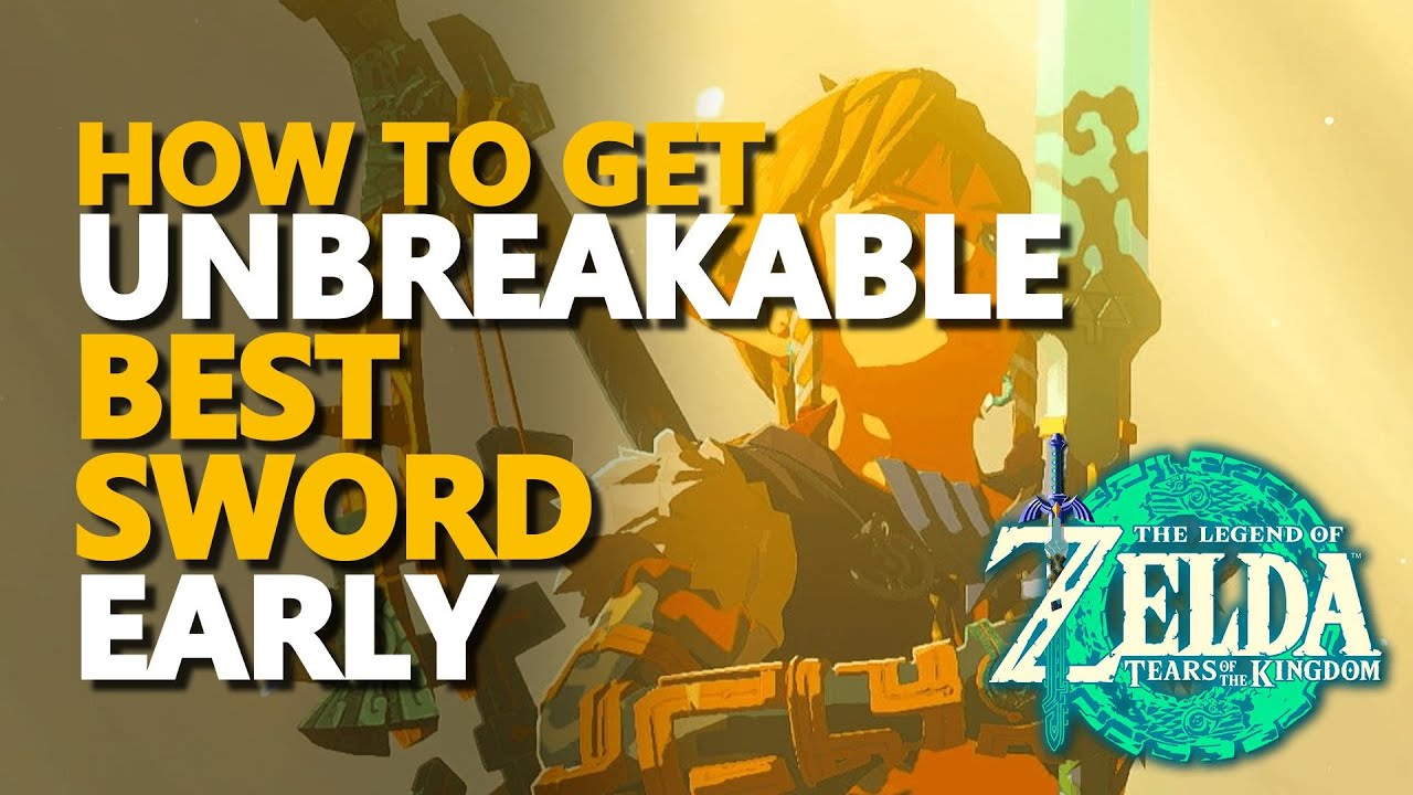 How To Get Unbreakable Best Master Sword Weapon Early Full Guide Zelda ...