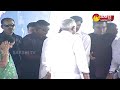 cm ys jagan grand entry @ ramayapatnam public meeting sakshi tv