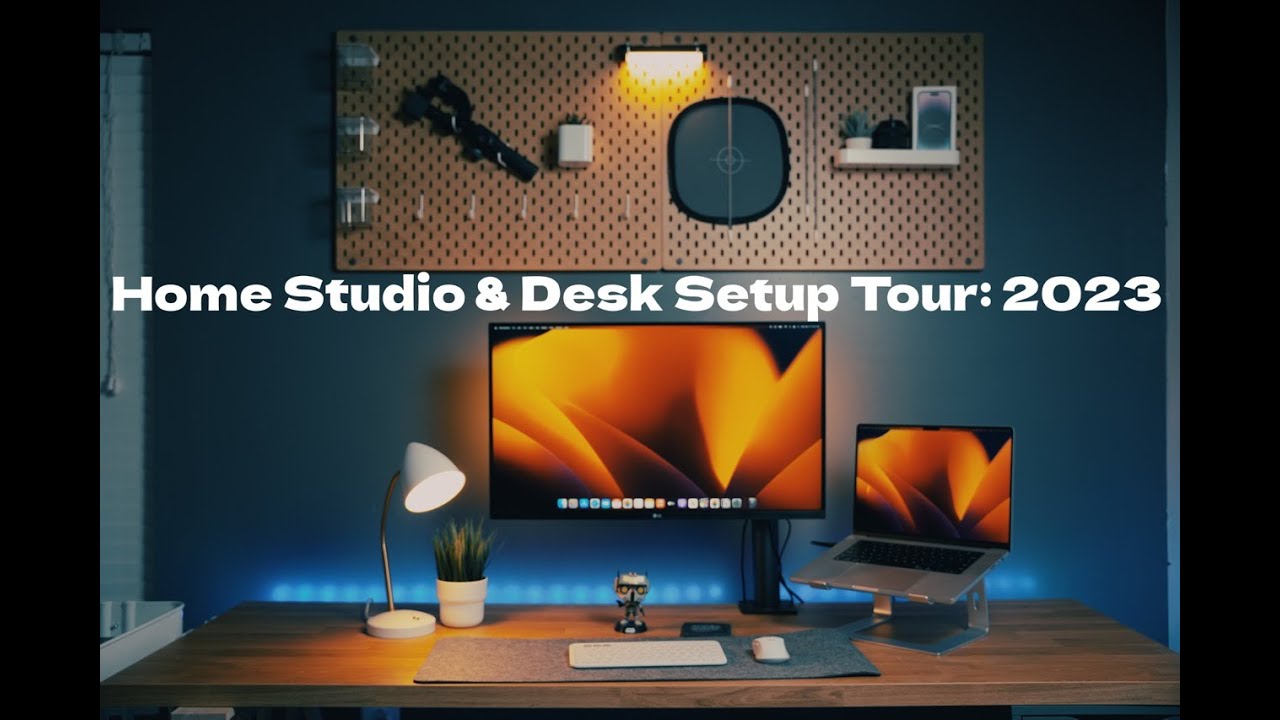 Home Studio & Desk Setup Tour 2023 - YouTube