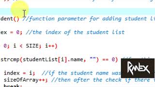 C Programming Tutorial (Class Record Program Using Structure Type)