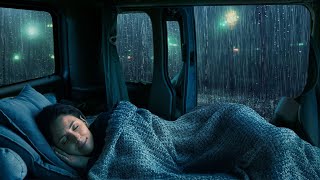 Camping Car Window Rain Sounds for Sleeping and Thunder Sounds to Sleep Fast