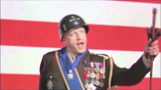 Actual Voice of General Patton starting at 1:15 vs. Hollywood