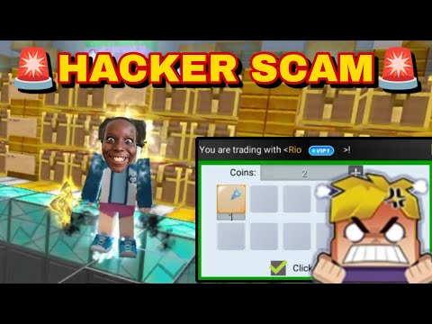 ESTAFA DE LOTERÍA ESTAFA DE HACKER EN BLOCKMAN GO SKYBLOCK