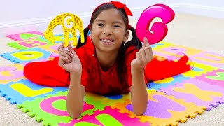 Learn ABC Alphabet with Wendy and Alex | Kids Look for ABC Animals Letters Toys