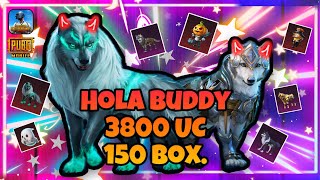 [PUBG MOBILE] สุ่มกล่อง Hola buddy หาสัตว์เลี้ยงใหม่🦊 ด้วยงบ 3,800 UC จะได้อะไรบ้าง? | Soda oops.