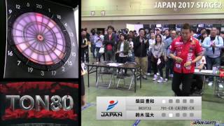 鈴木 猛大(JAPAN16)　VS　柴田 豊和　‐JAPAN 2017 STAGE2 BEST32