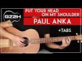 Put Your Head On My Shoulder Guitar Tutorial Paul Anka Guitar Lesson |Strummed + Fingerpicked|