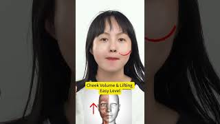 Chubby cheeks face exercise ❤️#chubbycheeks #faceyoga #facelift #antiaging #massage #fyp