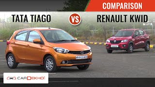 Tata Tiago vs Renault Kwid | Comparison Review