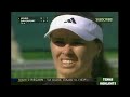 【60fps】martina hingis v. lindsay davenport indian wells 2006 r4 highlights