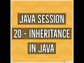 Java #20 - Inheritance in Java