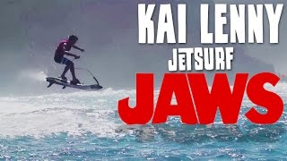 Kai Lenny Surfs JAWS on a Motorized SurfBoard!