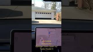 Tesla Homelink Garage Door Opener w/ Tesla Model 3