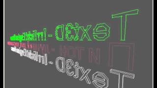 Python 3d text example based on pyIrrlicht