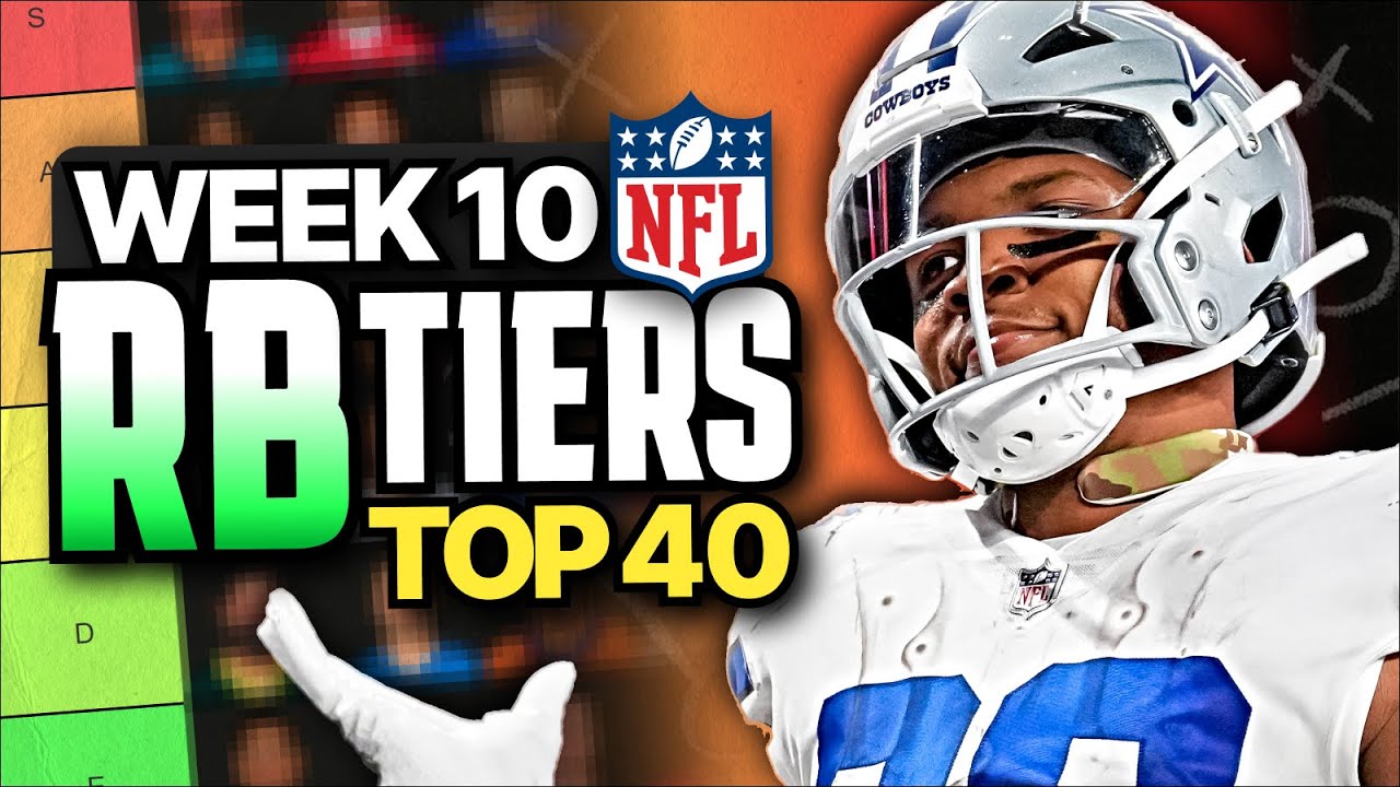 Week 10 Fantasy Football RB Rankings (Top 40) - YouTube