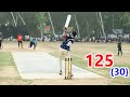 125 RUNS NEED 30 BALLS UMAIR BUTT VS ABDULLAH BIGGEST MATCH IN PAKISTAN TAPE BALL CRICKET