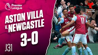 Highlights & Goals | Aston Villa v. Newcastle 3-0 | Premier League | Telemundo Deportes