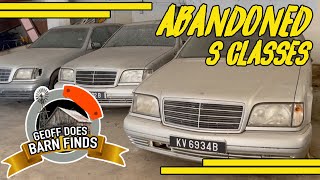 Barn Find... FOUR Mercedes S CLASS... Will they start?