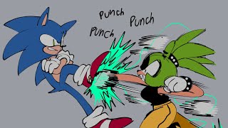Sonic vs Surge The Battle Continues comic dub collaboration