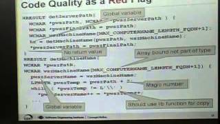 SOURCE Boston 2008 The CERT C Secure Coding Standard