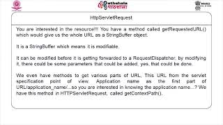 HTTP specific API for Servlets