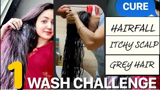 MAGICAL HAIR RINSE TONIC :  Cure Hair Loss, Grey Hair, Itchy Scalp \u0026 Damaged Hair in Just 1 Wash