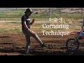 1-2-3 Motocross Cornering Technique (Ryan Hughes Coaching)