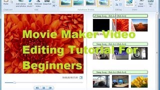 How to use Windows Live Movie Maker For Beginners