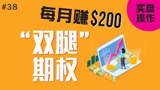 每个月赚$200的秘密武器：双腿期权组合 ｜ 三倍杠杆ETF期权操作