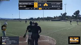 #5 BEL MATEO GIANTS @ #4 OBA 18U  (1/12/25 NCTB FIRST PITCH TOURNAMENT GAME #3)