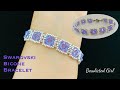 Swarovski Tennis Bracelet || How to make Bicone bracelet