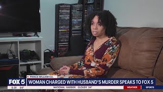 Virginia woman charged with killing estranged husband speaks out