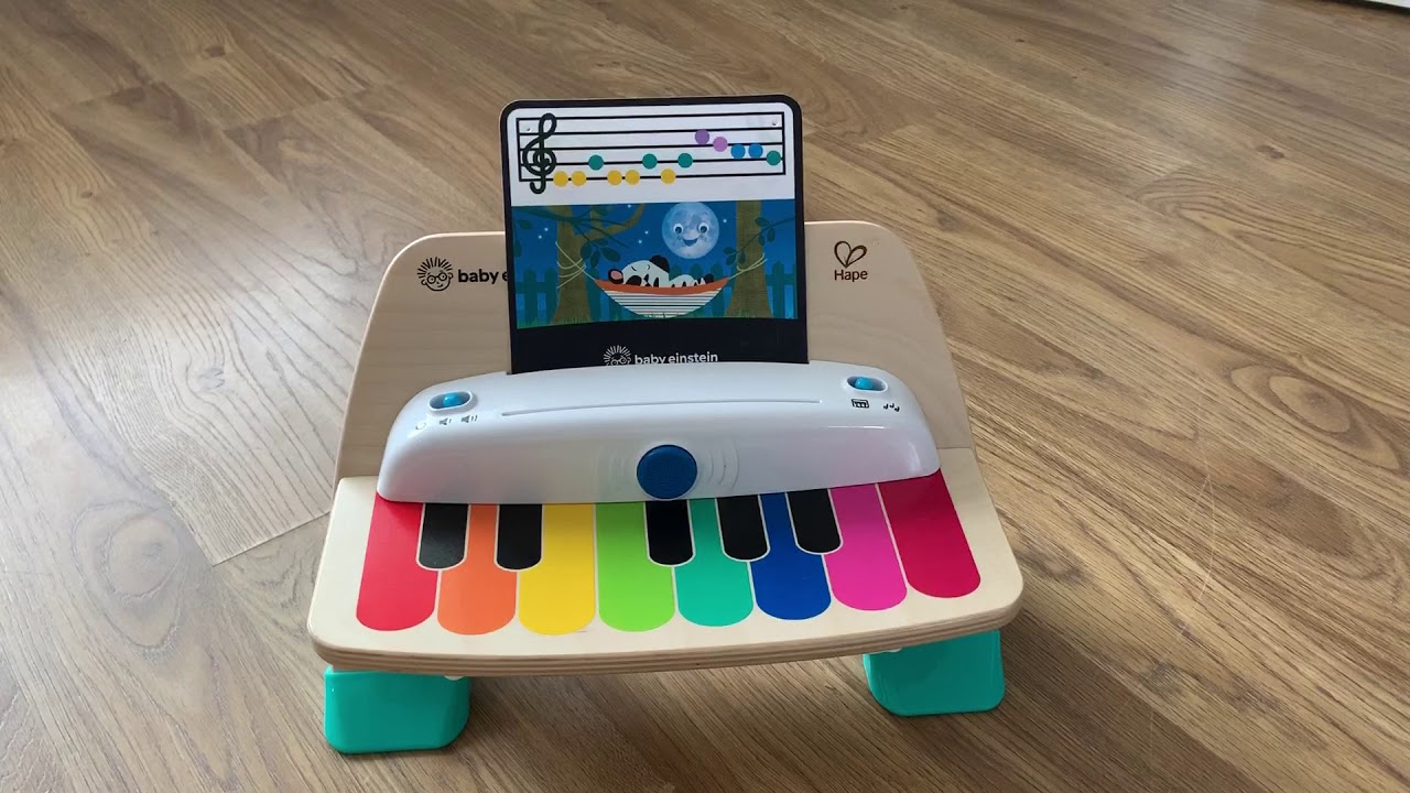 Baby Einstein Hape Magic Touch Piano Musical Toy Review - YouTube