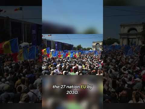 Tens Of Thousands Rally In Moldova For EU Membership#moldova # ...