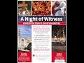 a night of witness: vespers for today's christian marytrs