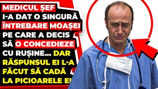 Medicul șef i-a Dat o singură întrebare Moașei pe care a decis să o CONCEDIEZE cu rușine...