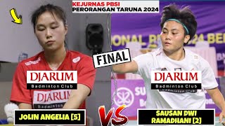 FINAL! Sausan Dwi Ramadhani [2] vs Jolin Angelia [5] - KEJURNAS PBSI 2024