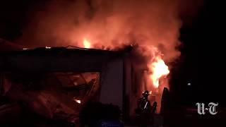 Garage Destroyed, Home And Cars Damaged In Paradise Hills Fire | San Diego Union-Tribune