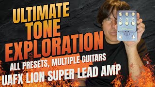 Ultimate Tone Exploration: UAFX Lion  68 Super Lead Amp All Presets  and Multiple Guitars #uafx