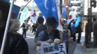 2009,12,12　習近平来日に際しての抗議デモ