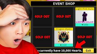 Spending 10,000 Hearts in Blox Fruits LIMITED Event Shop